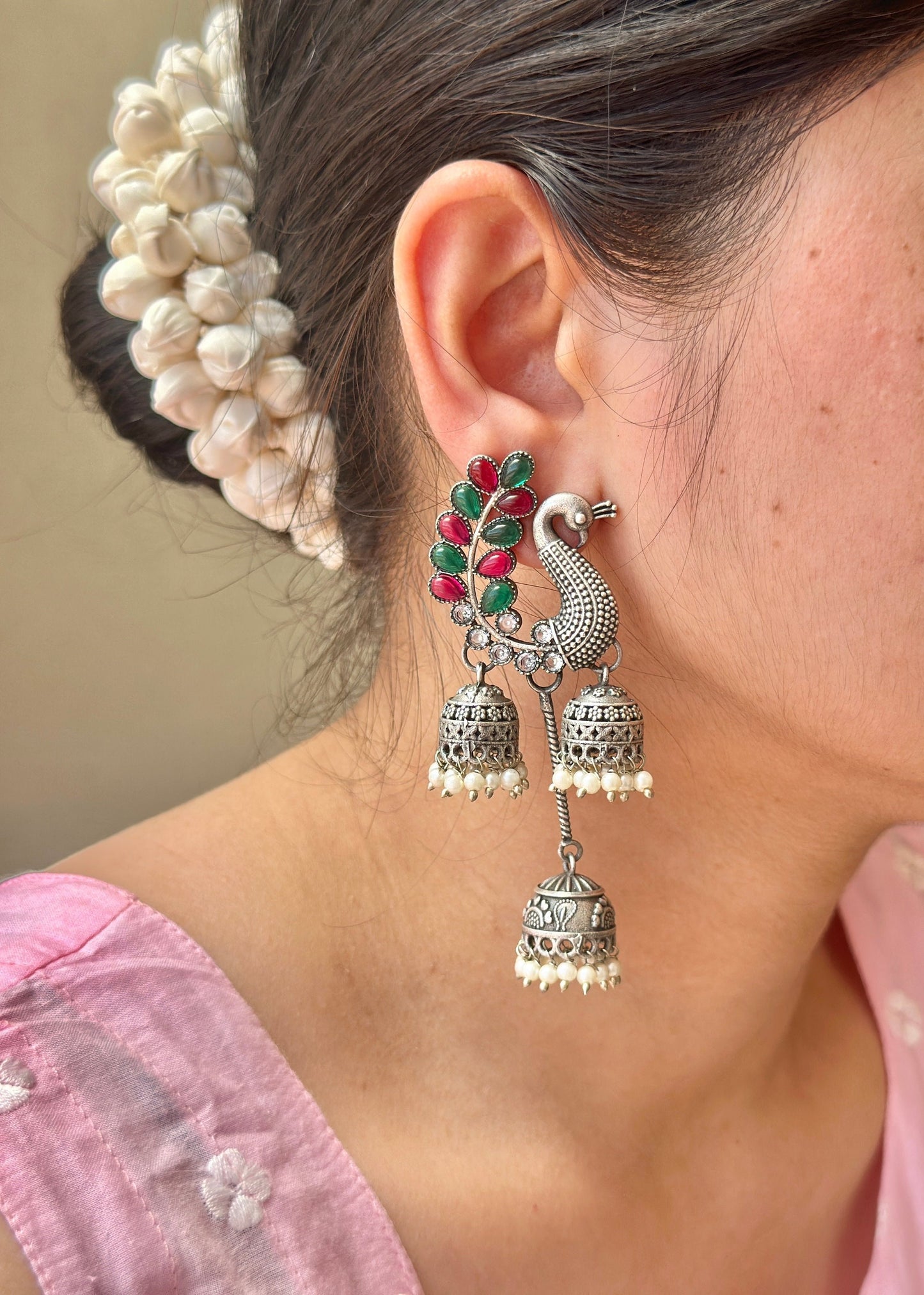 Morani Triple Jhumka